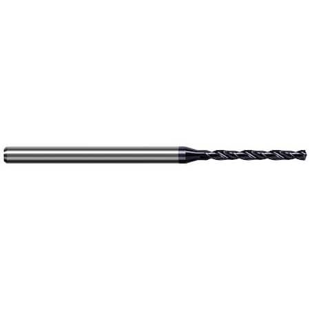 Harvey Tool 1/32 Drill dia. x 0.3040 in. Carbide HP Drill for Prehardened Steels, 2 Flutes, AlTiN Coated HDV0312-C3